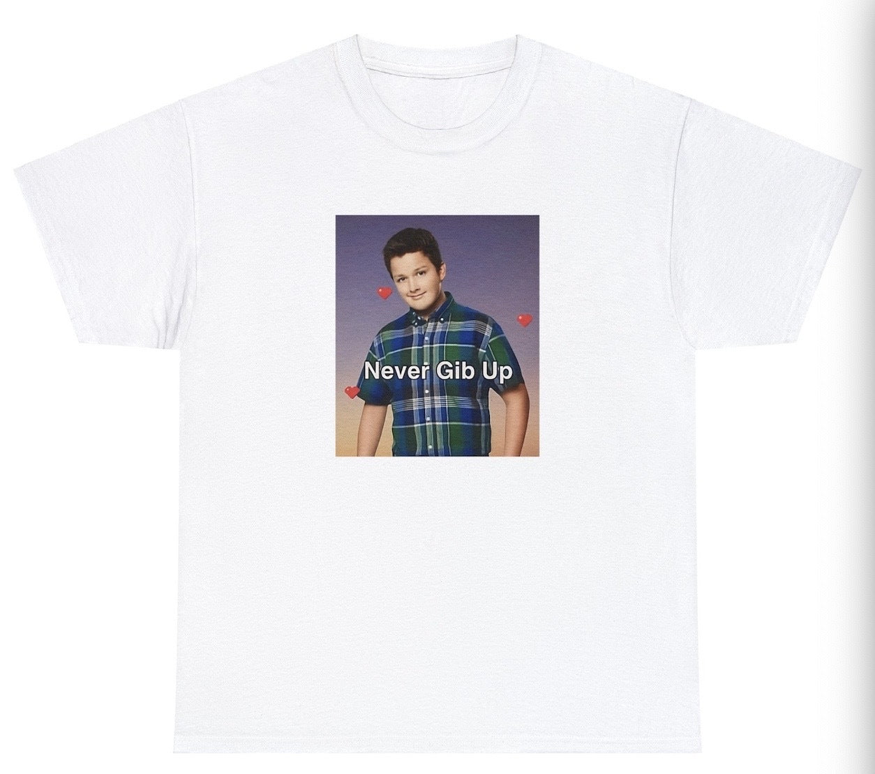 AAA Never Gib Up Tee