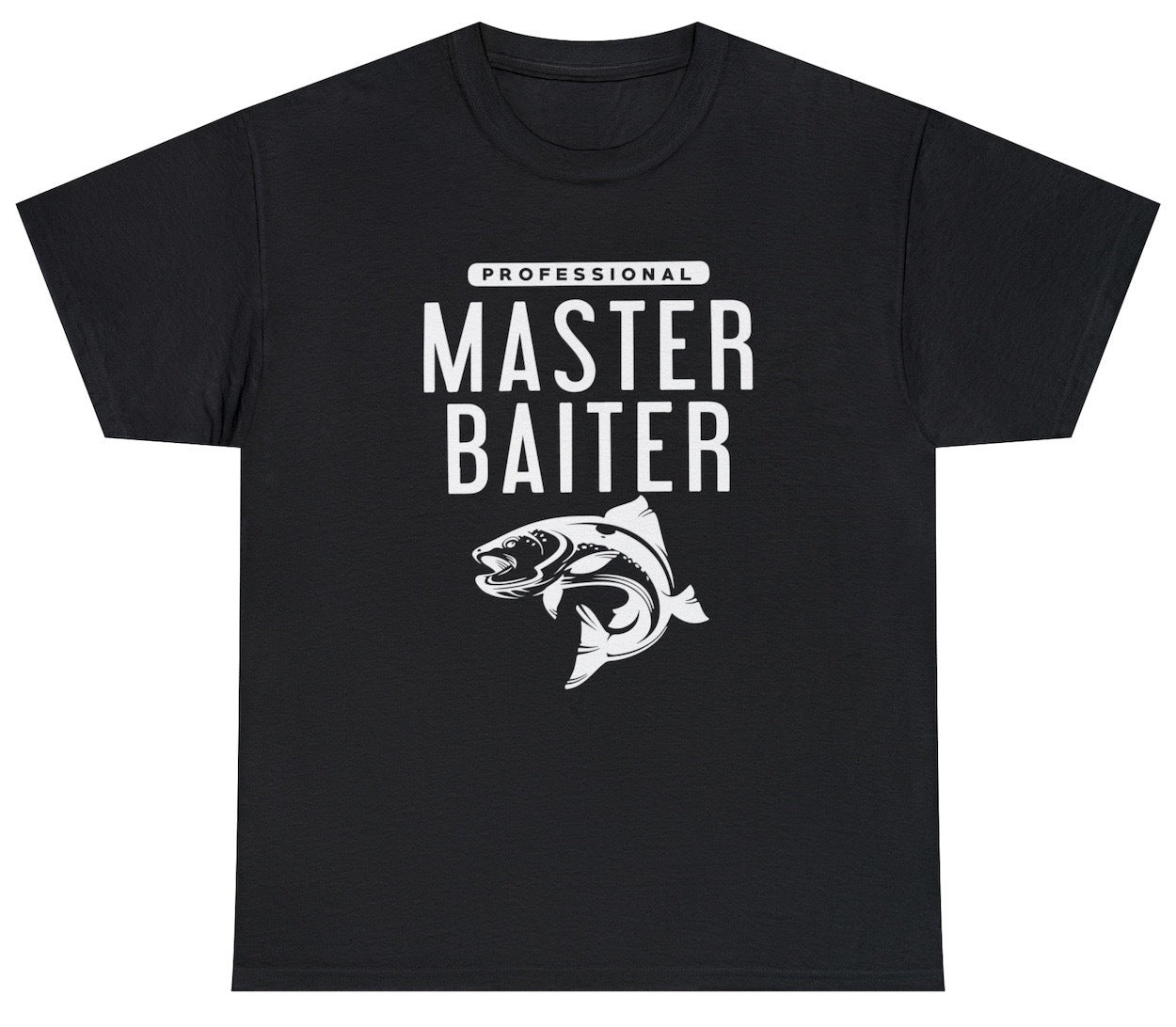 Master Baiter T Shirt Funny Inappropriate Fishing Adult Humor Gift