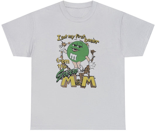 I Got My First Boner From The Green M&M Tee