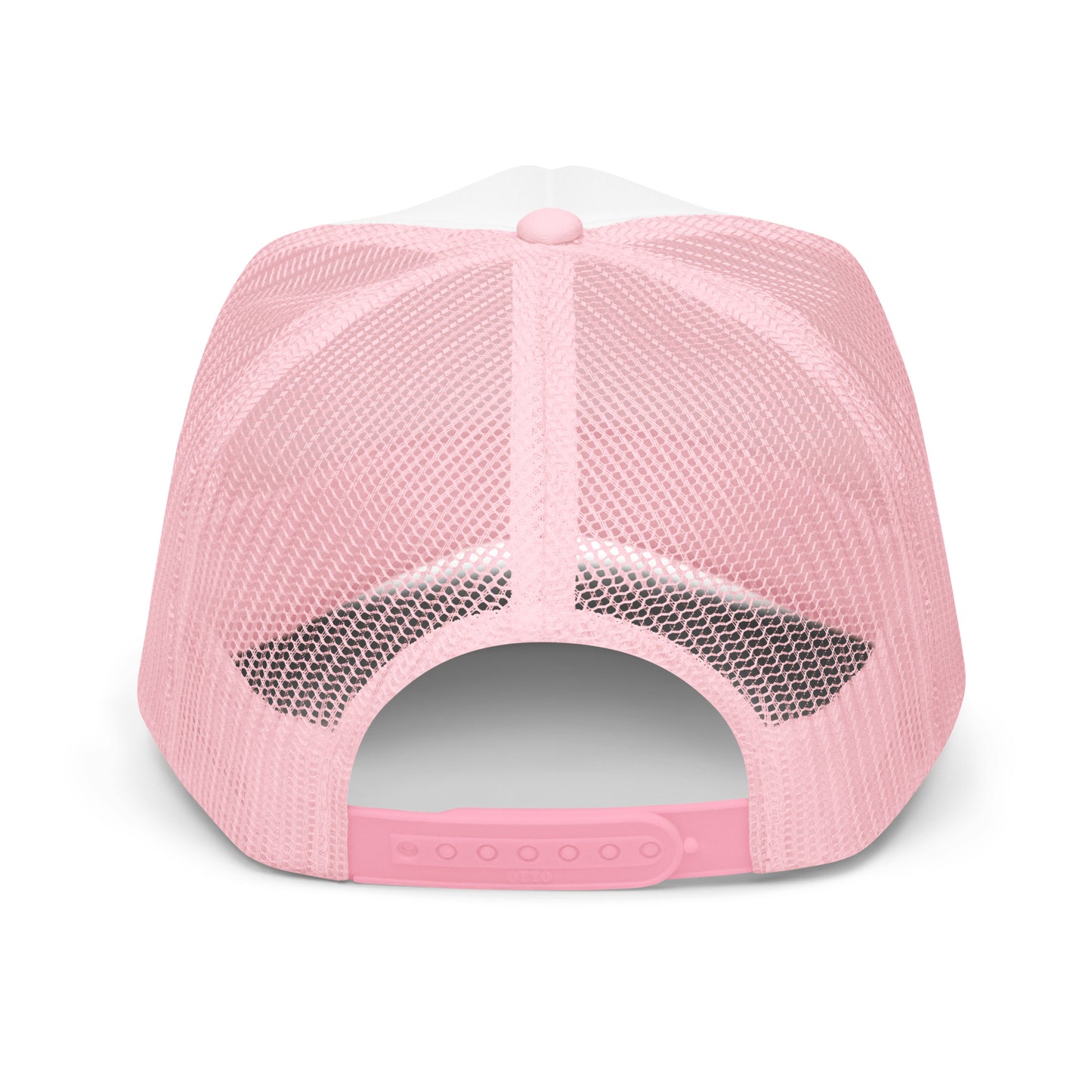 Funny inappropriate women’s trucker hat with bold text that says “Blowjobs Are Real Jobs” — a crazy mesh-back hat featuring a hilarious sex joke, perfect for bachelorette parties, wild nights, and fans of bold funny sayings.