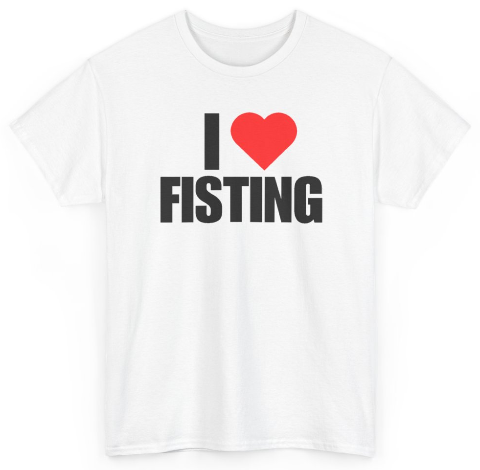 Funny I Heart F*sting T-Shirt featuring bold sarcastic humor and graphic design, perfect for casual wear and humor lovers