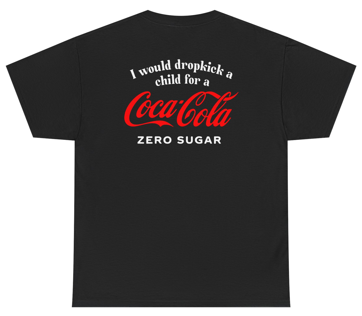 Funny Coke Zero shirt for soda lovers with meme humor.