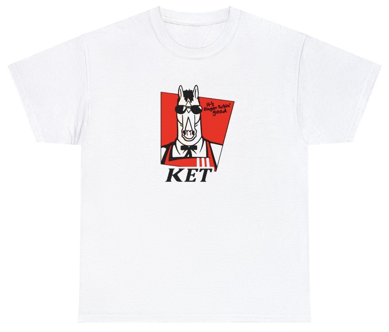 "Bold 'Ketamine' t-shirt, perfect for fans of edgy humor and bold statements. Ideal for casual wear and parties."
