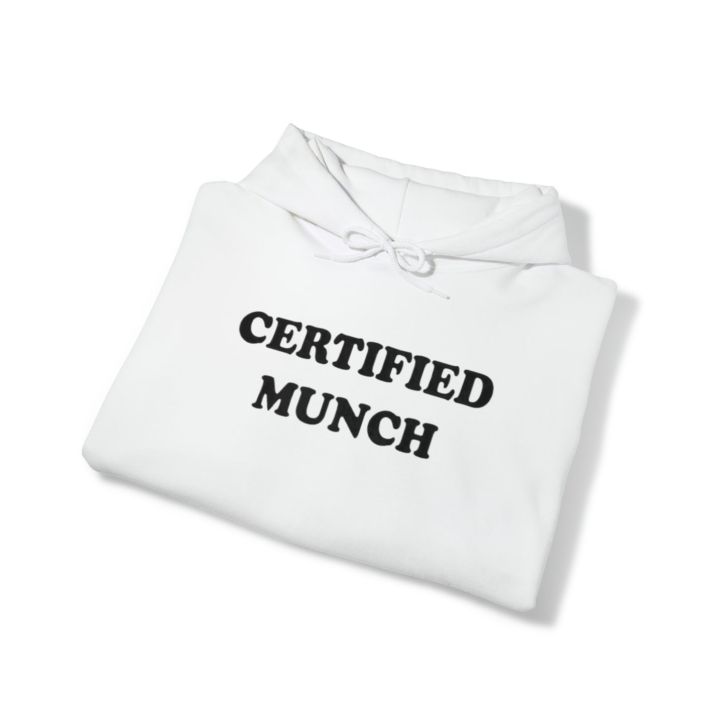 "Funny 'Certified Munch' hoodie featuring Ice Spice and food-themed adult humor, perfect for fans of meme culture and witty jokes."