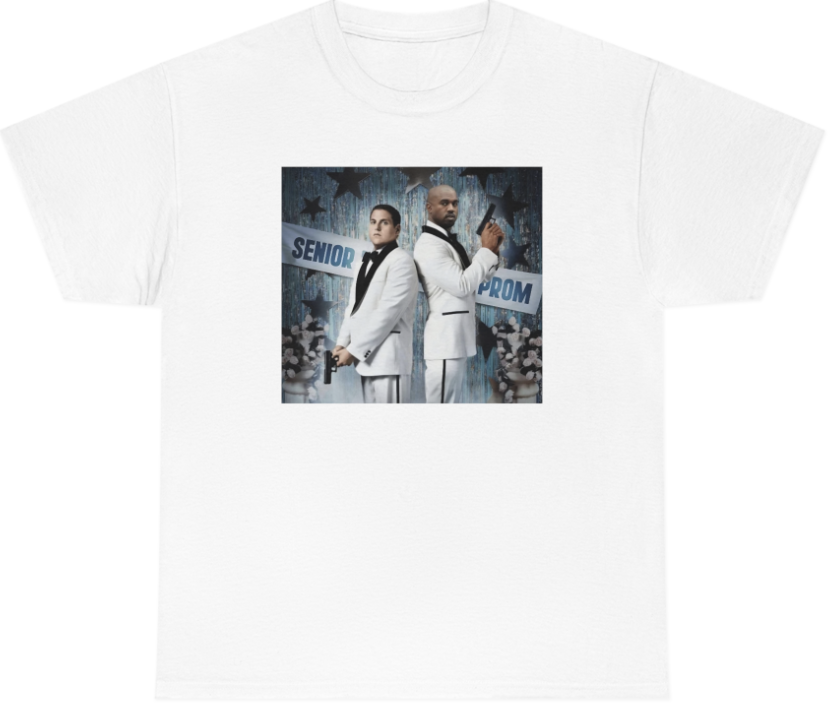 Funny Jonah Hill Kanye West 21 Jump Street T-Shirt featuring pop culture meme humor, perfect for casual wear and celebrity fans.