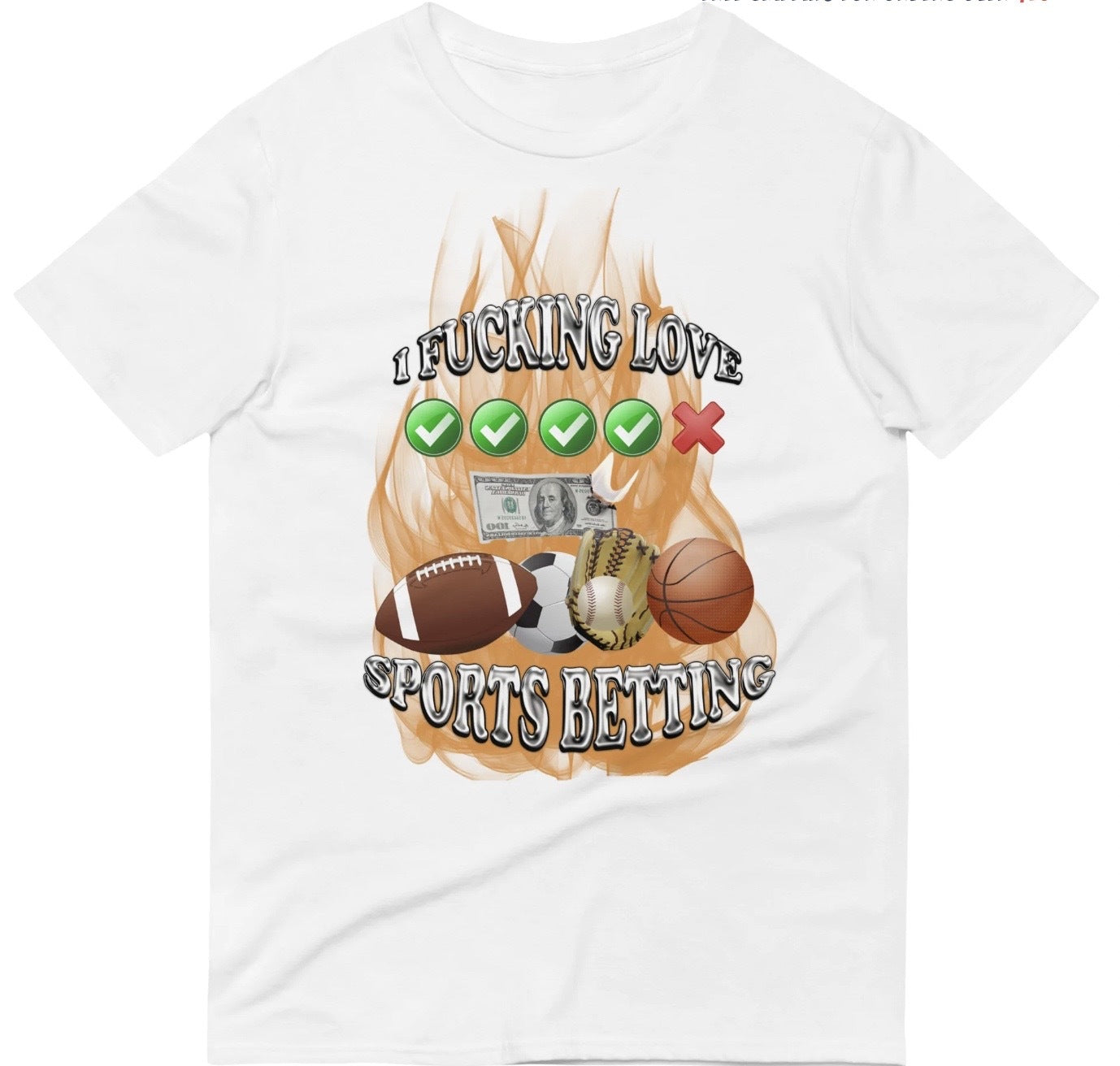 Funny Sports Betting T-Shirt featuring gambling humor and meme-inspired design, perfect for casual wear and humor lovers.