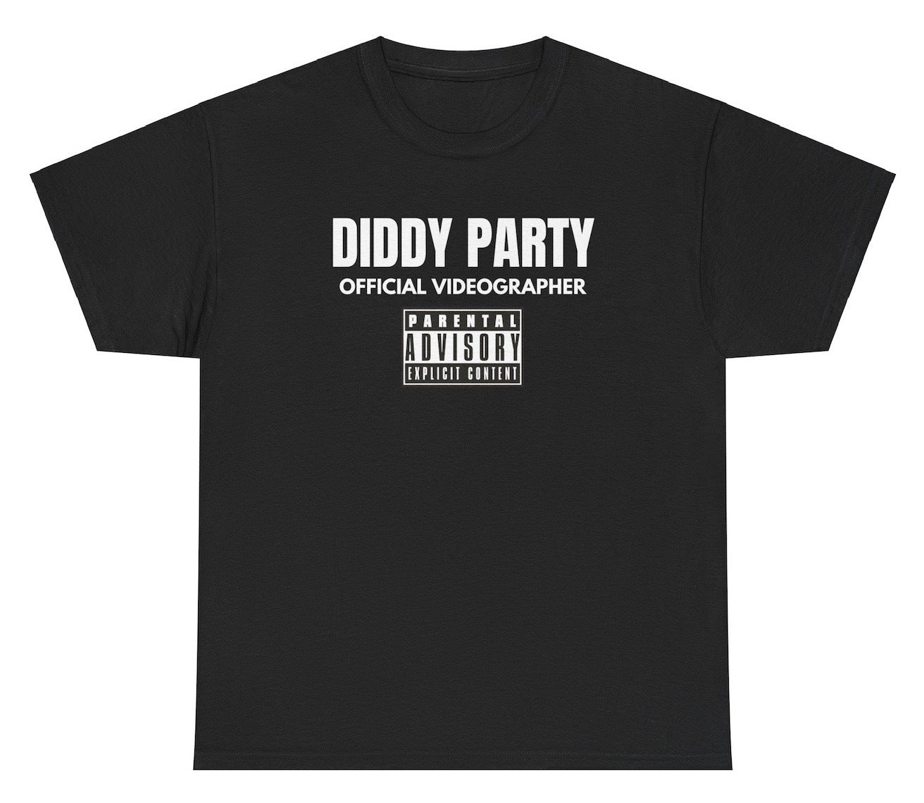 Funny "Diddy Party Videographer Halloween Costume" shirt referencing viral moments from Diddy’s parties. Ideal for fans of edgy humor and social media trends. Perfect for Halloween and gag gifts.