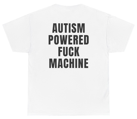Offensive funny autism meme shirt with chaotic humor design.