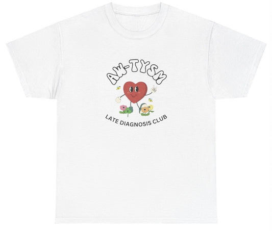 "Simple and meaningful 'Autism' t-shirt, perfect for raising awareness and showing support for the autism community. Great for casual wear and events."

