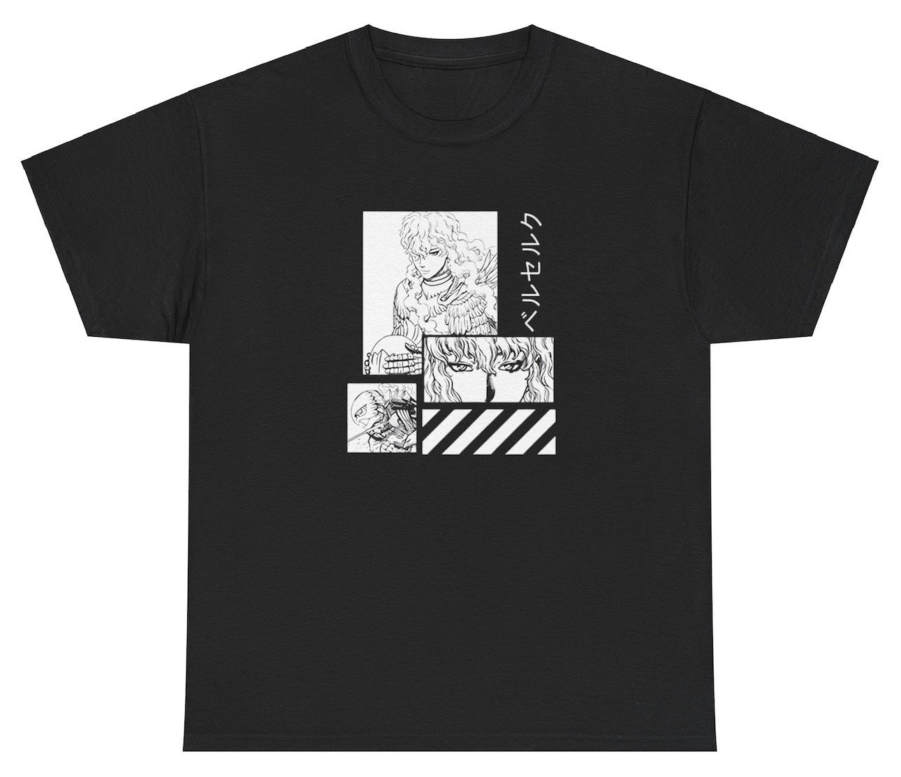 AAA Griffin Berserk T Shirt Pump Cover Guts Berserker Manga Anime Vintage Style Tee