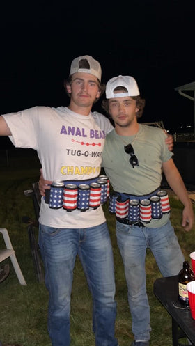 Derek R. wearing Unethical Threads