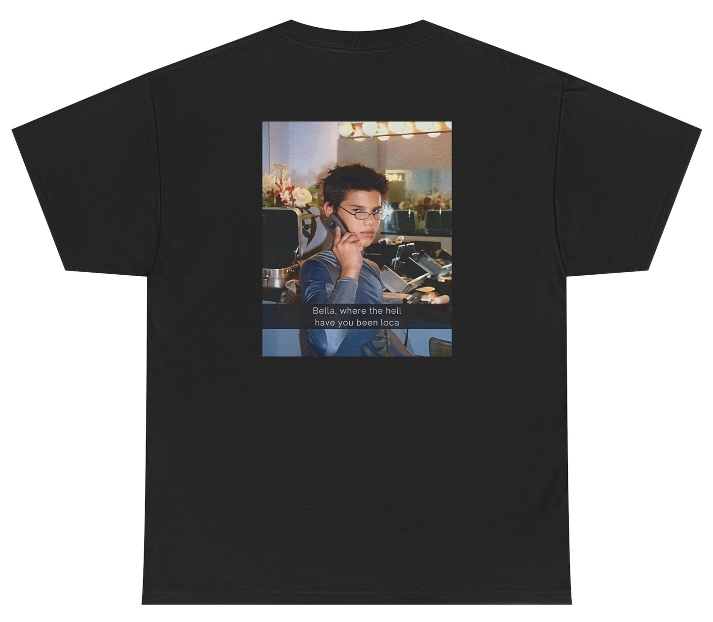 Funny Twilight meme shirt with Bella quote design.