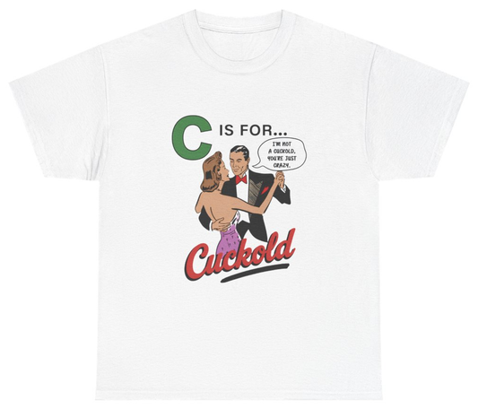 Funny C Is For Crazy Tee T-Shirt featuring bold sarcastic humor and graphic design, perfect for casual wear and humor lovers