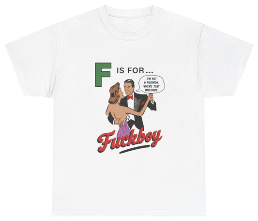 Funny F Is For Player Tee T-Shirt featuring bold sarcastic humor and graphic design, perfect for casual wear and humor lovers