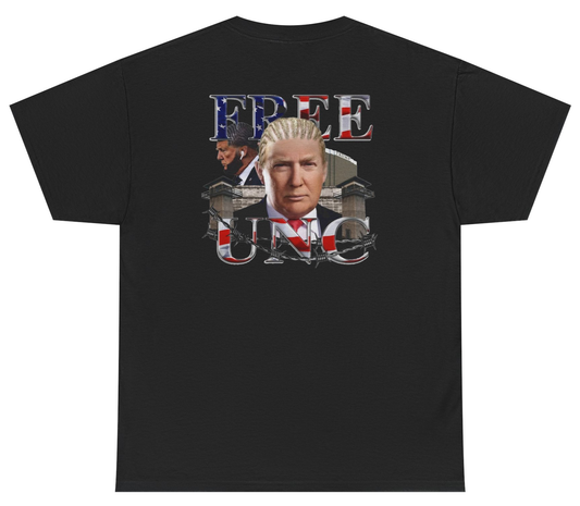 Funny Donald Trump parody shirt with Free Unc design.