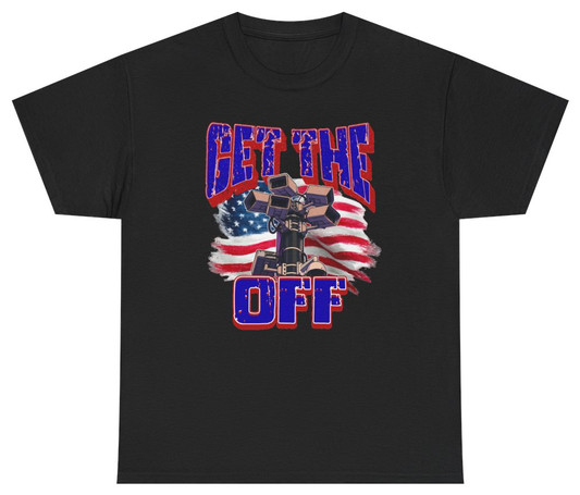 Funny Get The Flock Off Tee T-Shirt featuring bold sarcastic humor and graphic design, perfect for casual wear and humor lovers