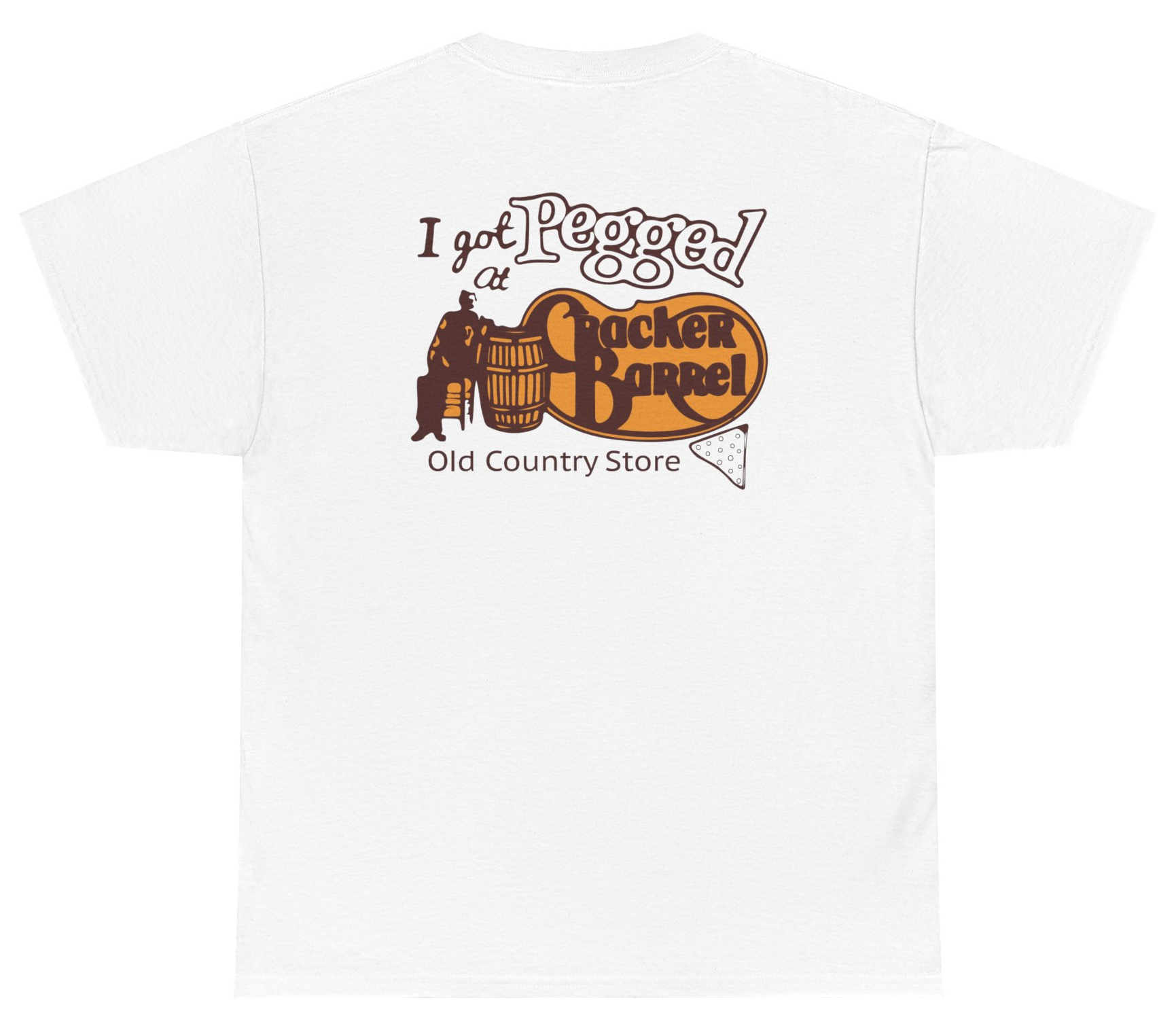 Funny Cracker Barrel meme shirt with inappropriate humor.