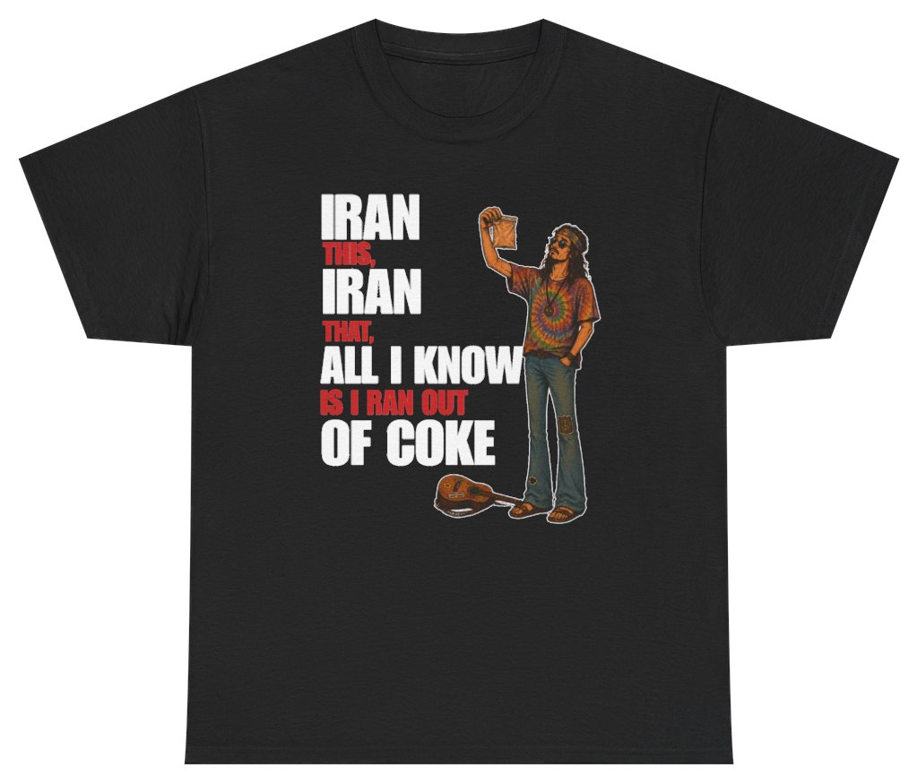 Funny I Ran Out Of Coke T-Shirt featuring bold sarcastic humor and graphic design, perfect for casual wear and humor lovers