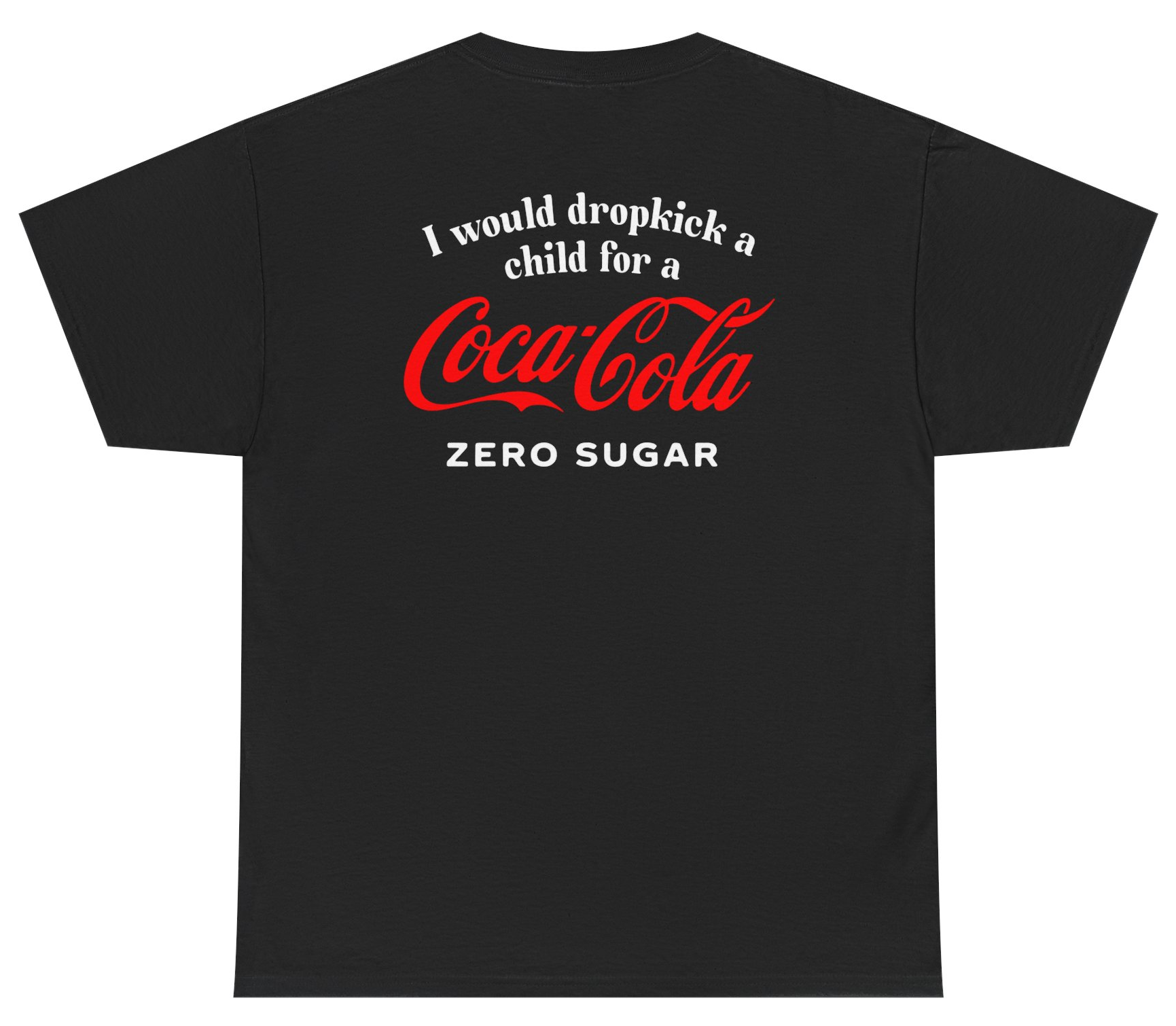 Funny Coke Zero shirt for soda lovers with meme humor.

