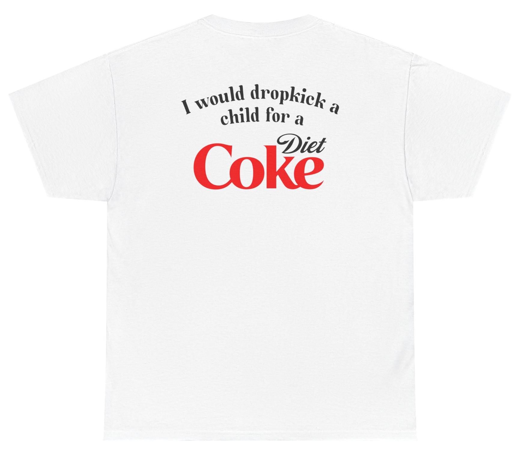 Funny Diet Coke shirt for soda lovers and caffeine addicts.