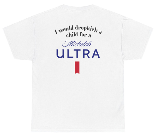 Funny Michelob Ultra parody shirt for beer lovers.