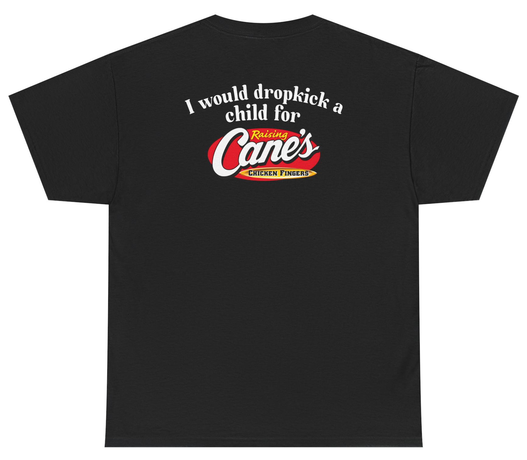 Funny Raising Canes parody shirt for fast food lovers.