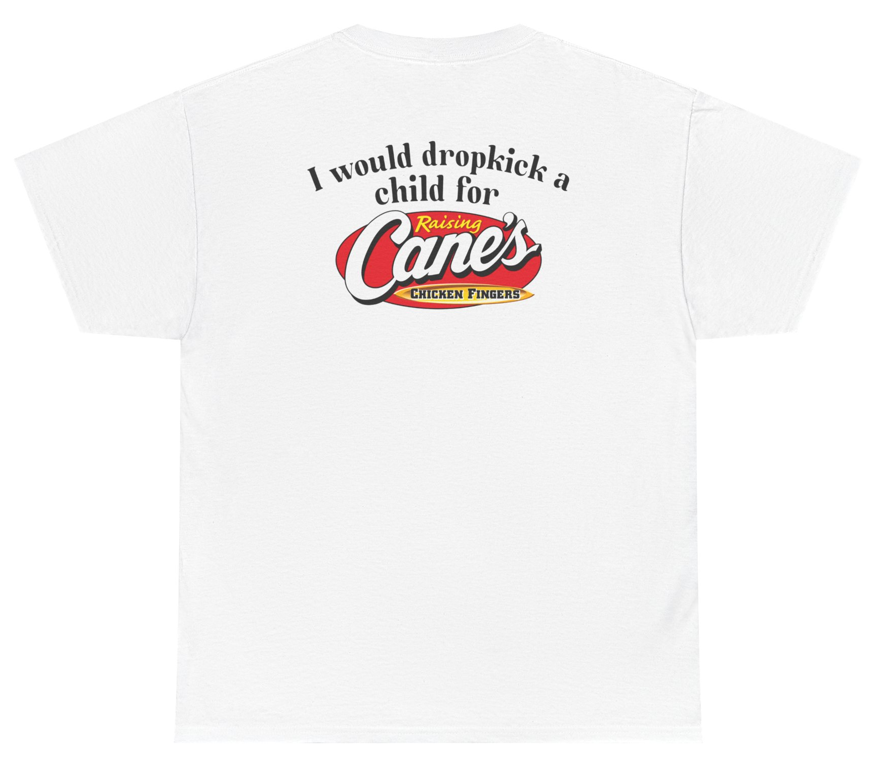 Funny Raising Canes parody shirt for fast food lovers.