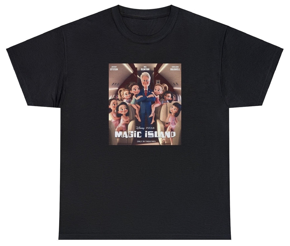 Jeffrey Epstein Magic Island T Shirt – Unethical Threads