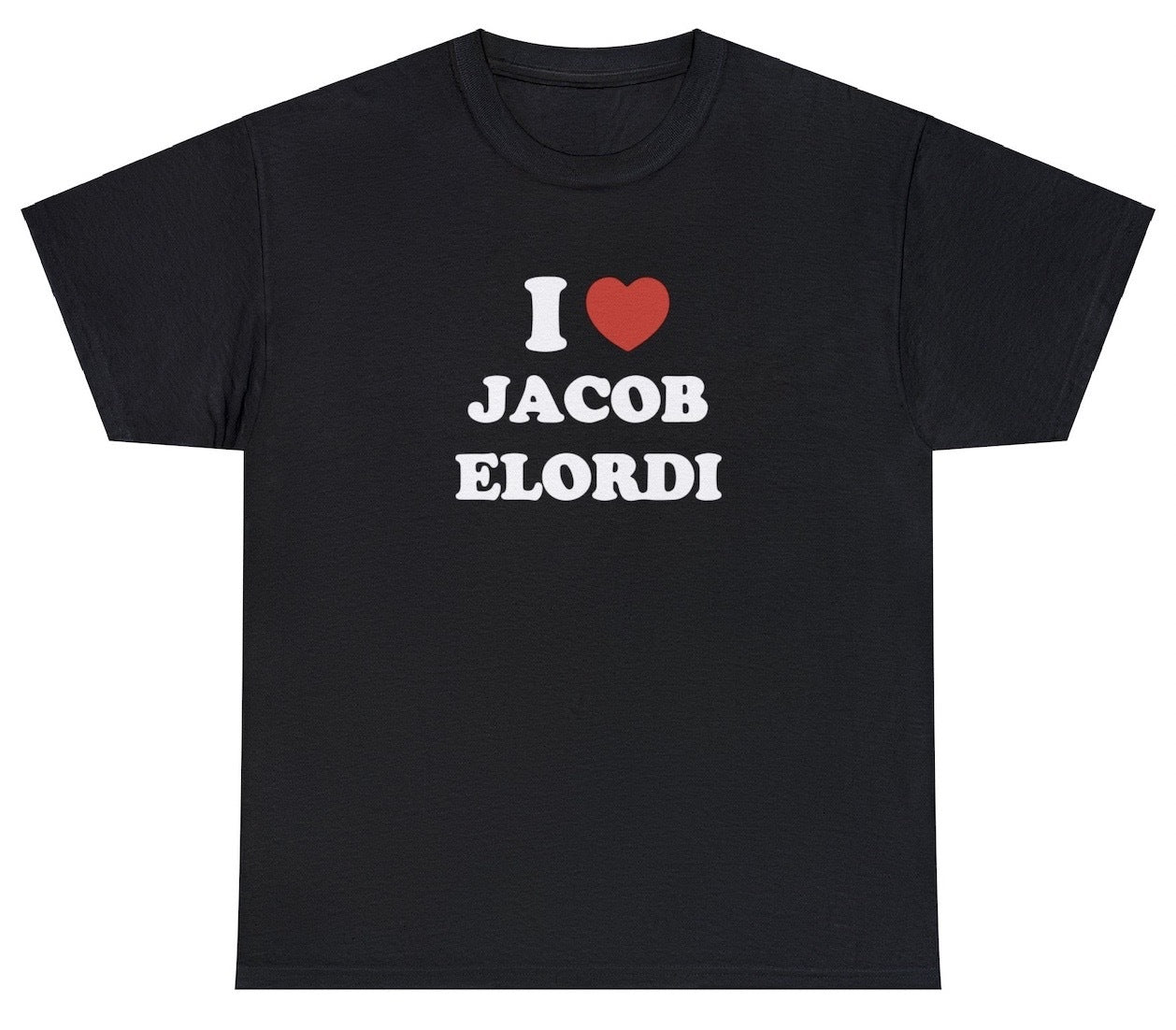 AAA I Love Jacob Elordi y2k T Shirt