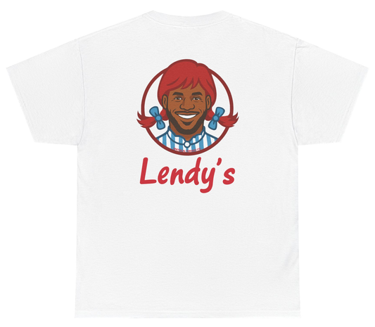 Funny LeBron Wendy’s parody shirt with food meme humor.