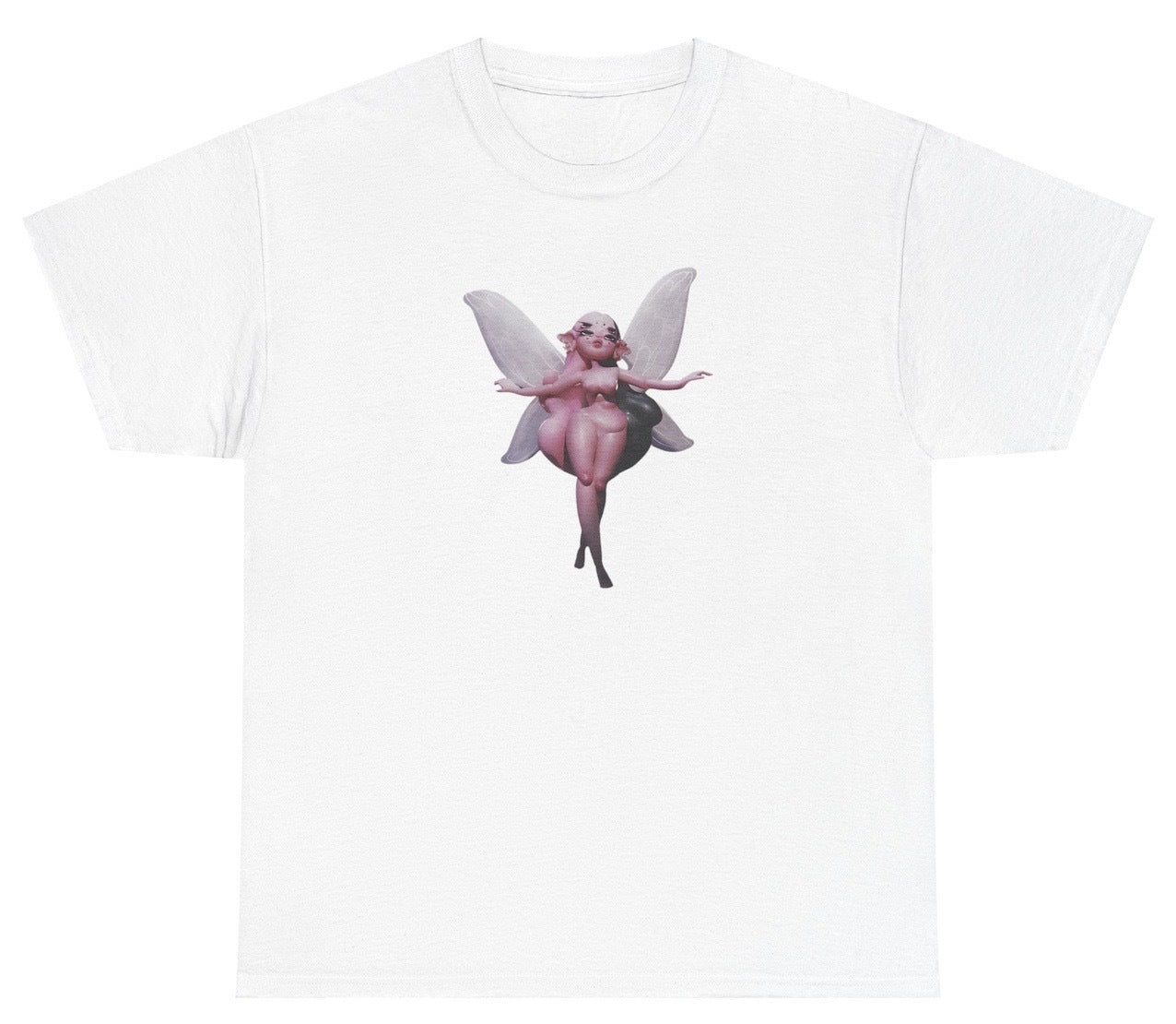 "Stylish 'Melanie Martinez Fairy' t-shirt, perfect for fans of the Portals album and Cry Baby era. Great for casual wear and concerts."