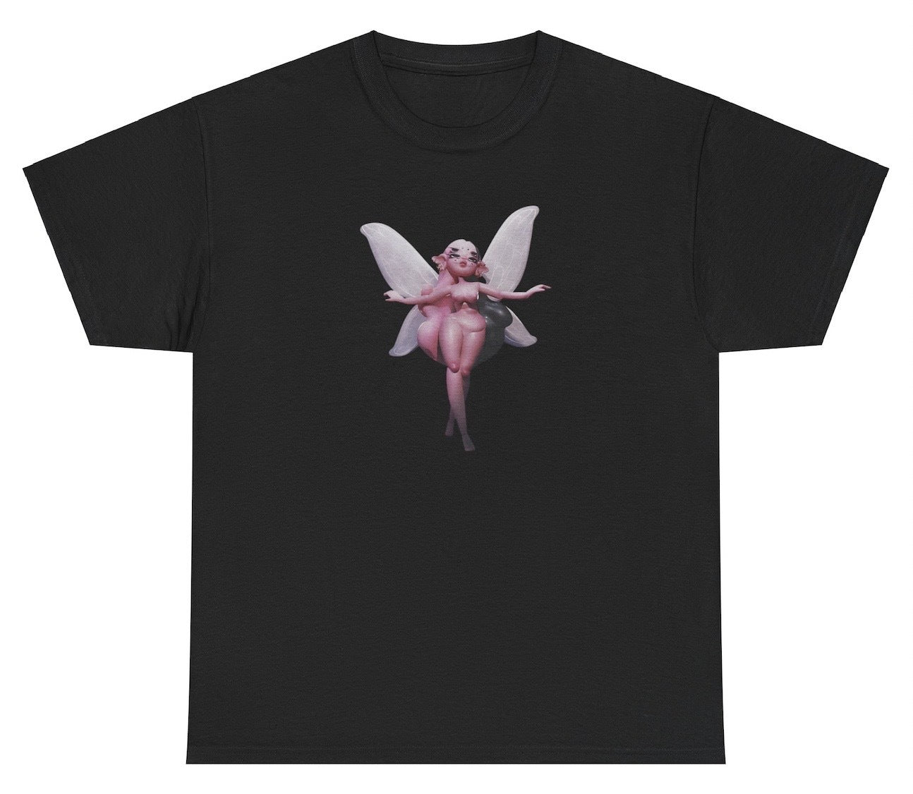 "Stylish 'Melanie Martinez Fairy' t-shirt, perfect for fans of the Portals album and Cry Baby era. Great for casual wear and concerts."