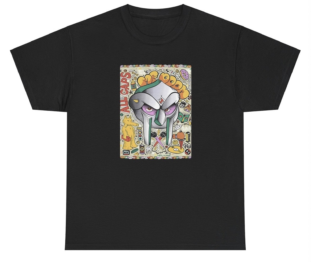 AAA MF Doom T Shirt MF Doom Graphic 90s Retro Figure Merch Pump Cover Gift Tee
