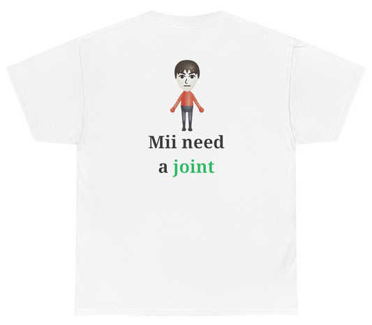 Funny Nintendo Mii weed meme shirt.