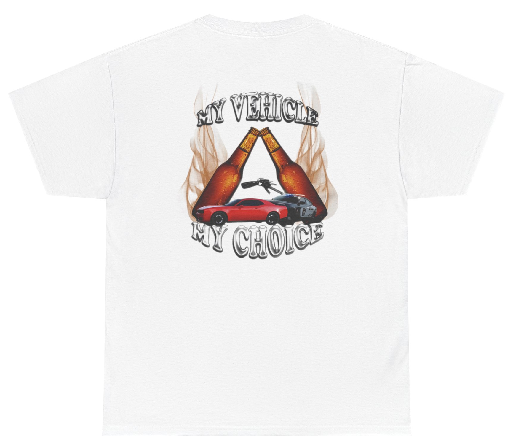 Funny car rights parody shirt with sarcastic political humor.