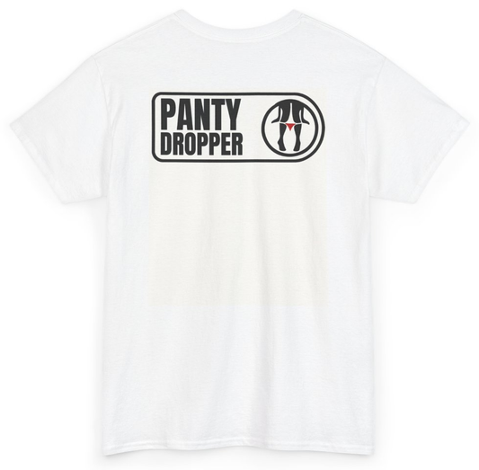 Funny Dropper (BACKPRINT) T-Shirt featuring bold sarcastic humor and graphic design, perfect for casual wear and humor lovers