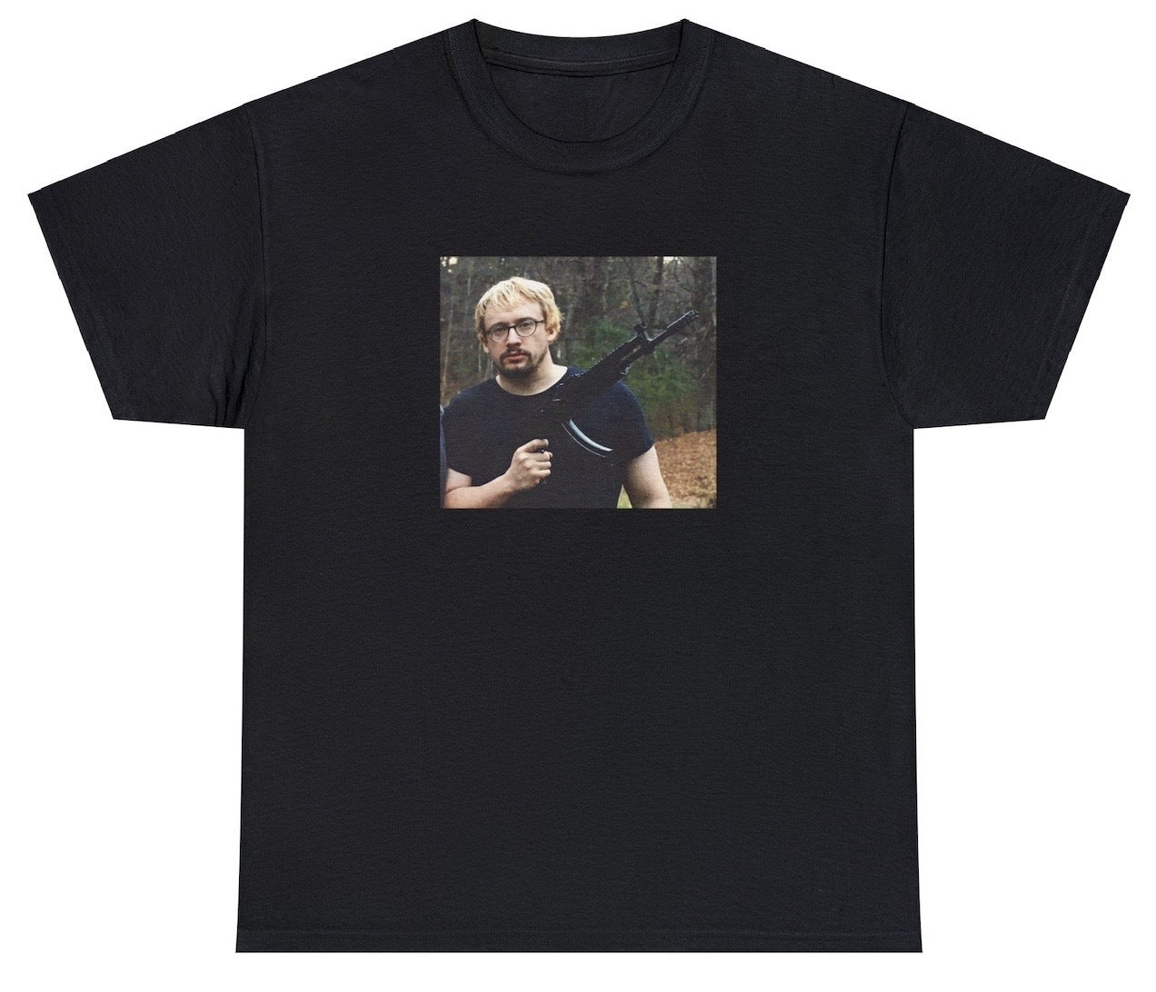 "Bold 'Am Hyde Shooter' t-shirt for fans of dark humor and edgy statements. Ideal for casual wear and parties."

