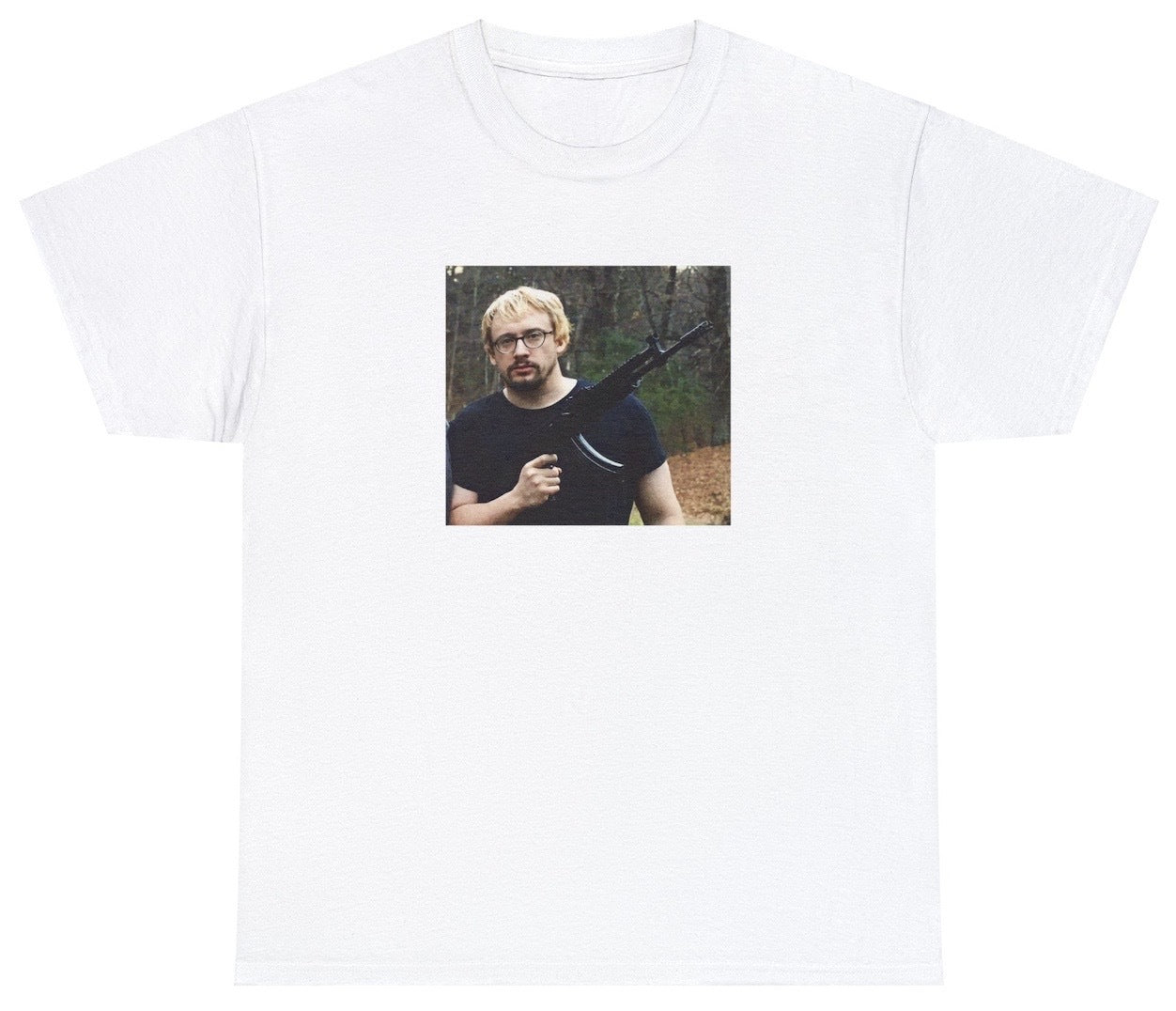 "Bold 'Am Hyde Shooter' t-shirt for fans of dark humor and edgy statements. Ideal for casual wear and parties."

