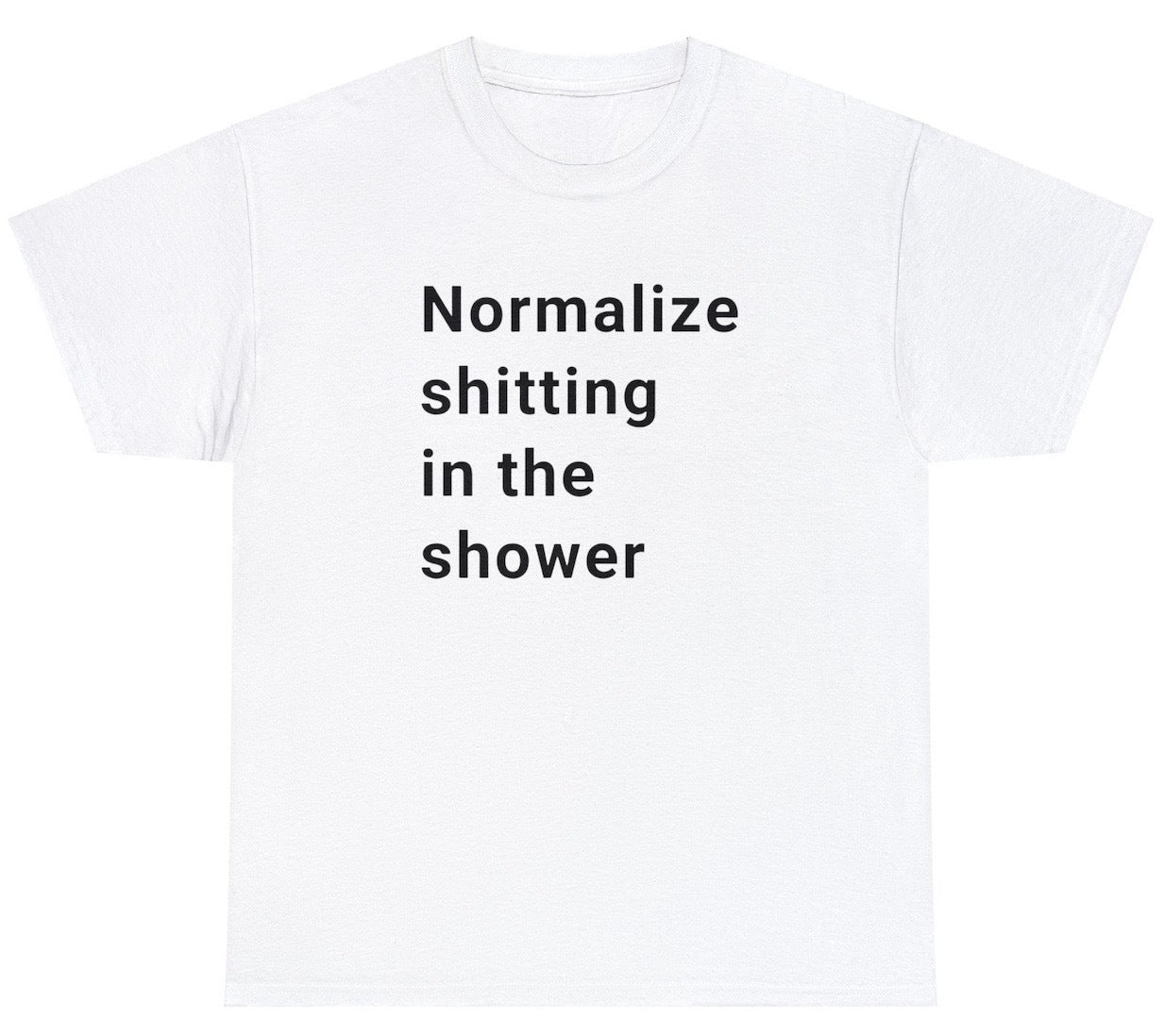 AAA Normalize Shitting In The Shower T Shirt