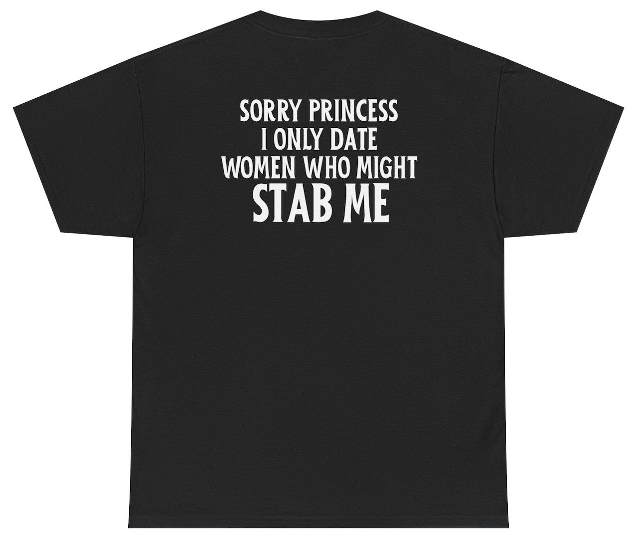 Funny chaotic dating humor shirt about girls who might stab you.
