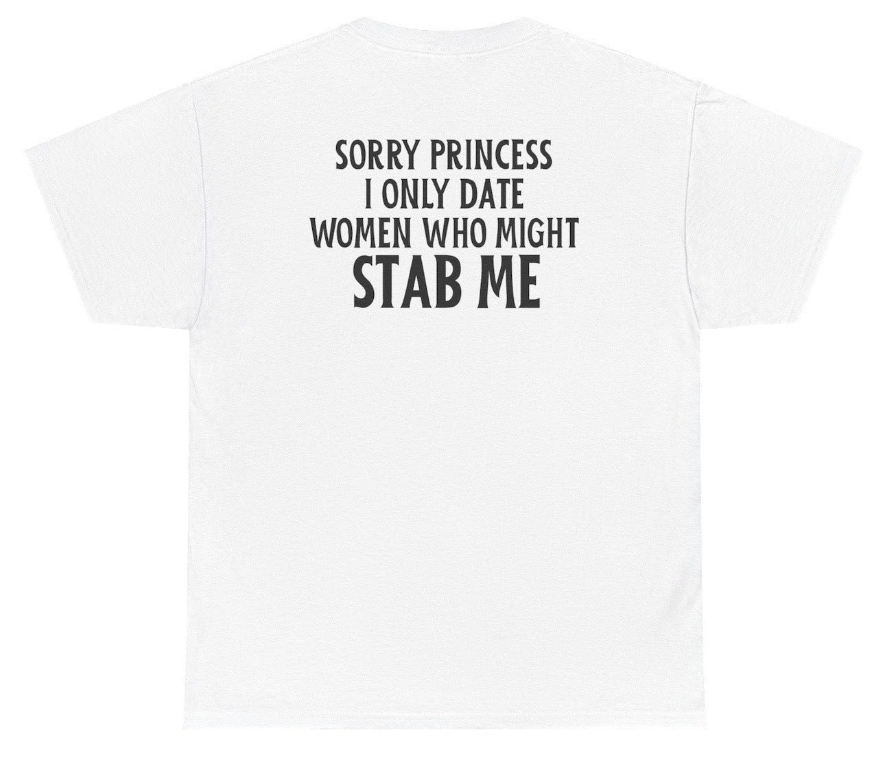 Funny chaotic dating humor shirt about girls who might stab you.