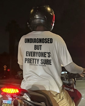 Marcus L. wearing Unethical Threads