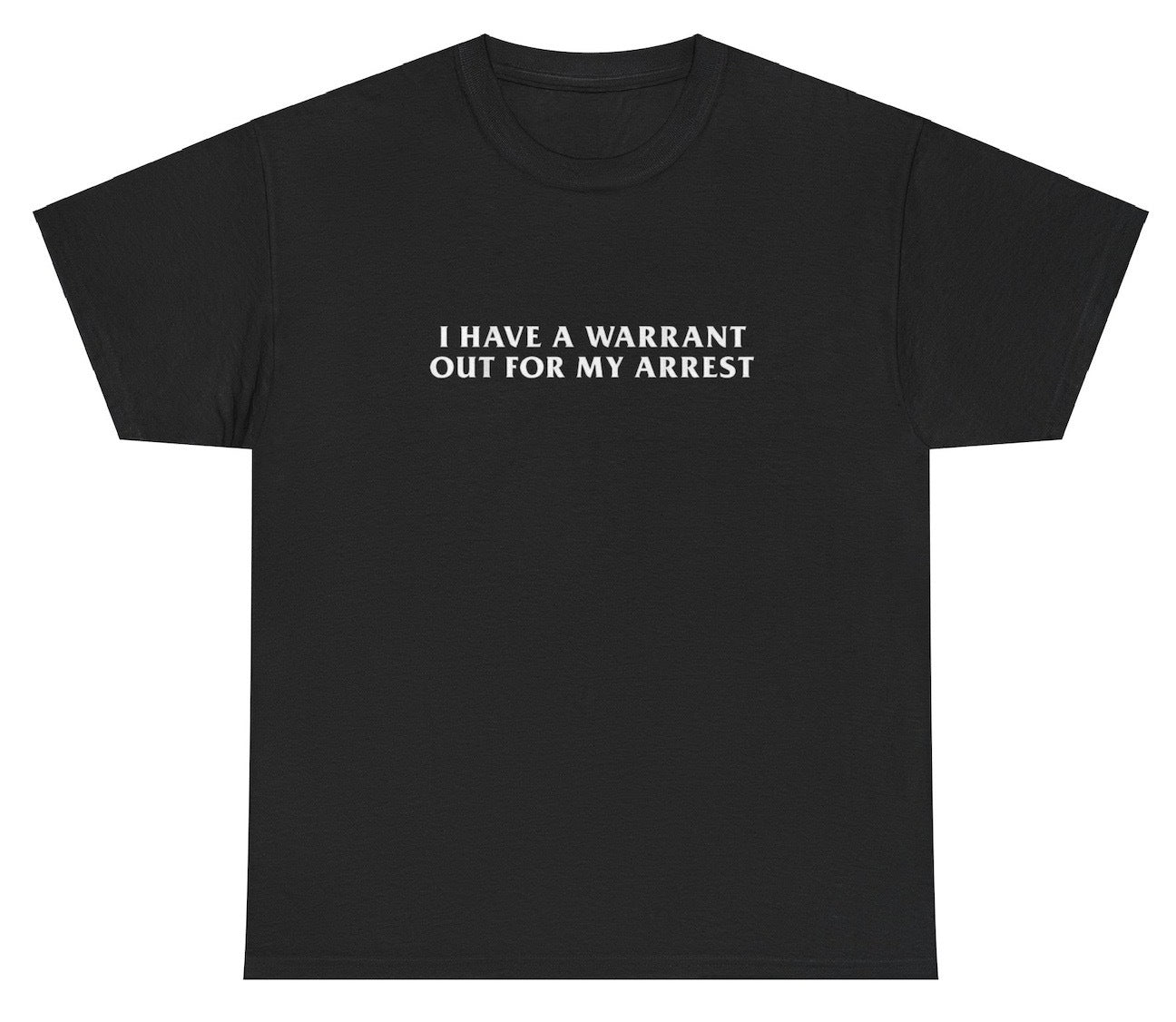 AAA I Have A Warrant Out For My Arrest T Shirt