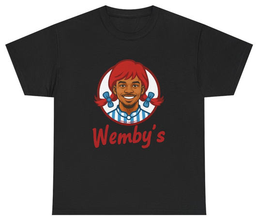 Funny Wemby's Victor Wembanyama the Alien Funny Tee T-Shirt featuring bold sarcastic humor and graphic design, perfect for casual wear and humor lovers