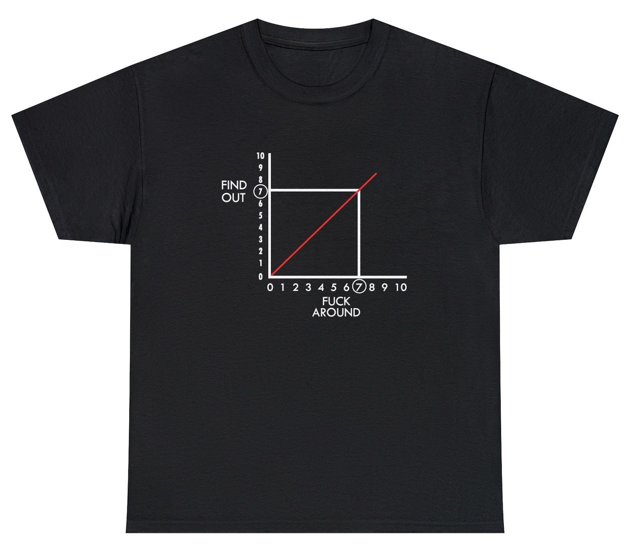 F Around And Find Out T Shirt Funny Graph FAFO Meme Oddly Specific Tee ...