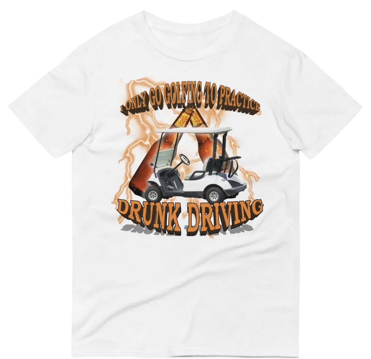 Intoxicated Driver Merch Golf Drunk Driving T Shirt Funny Drinking Meme Humor Tee – Unethical ...